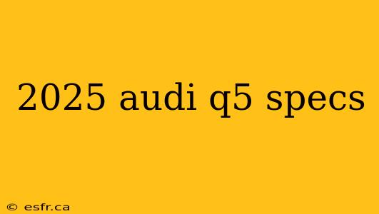 2025 audi q5 specs