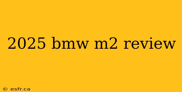 2025 bmw m2 review