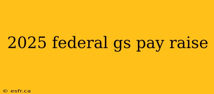 2025 federal gs pay raise