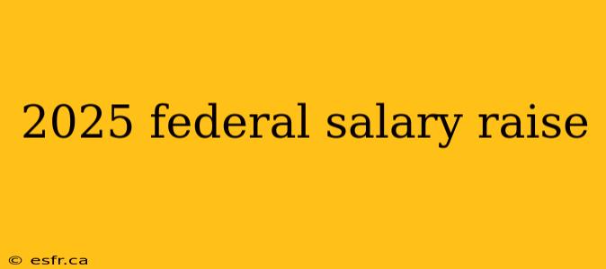 2025 federal salary raise