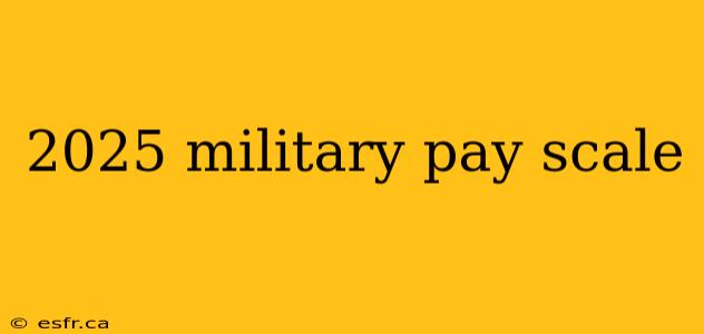 2025 military pay scale