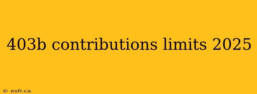 403b contributions limits 2025