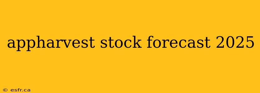 appharvest stock forecast 2025