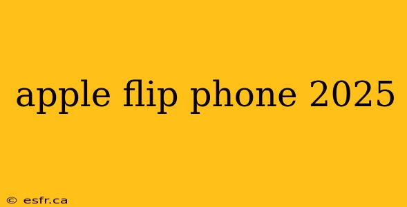 apple flip phone 2025