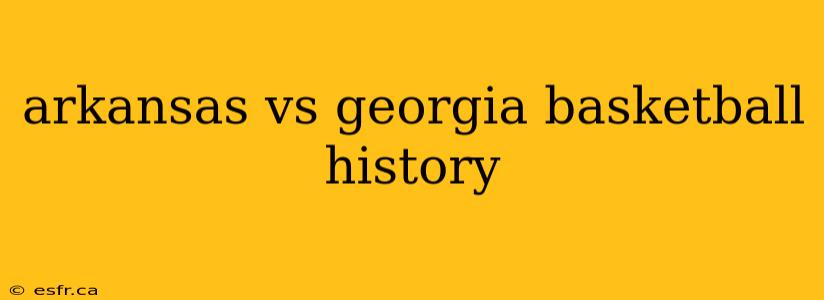 arkansas vs georgia basketball history