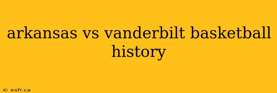 arkansas vs vanderbilt basketball history