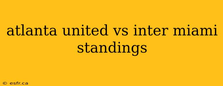 atlanta united vs inter miami standings