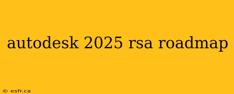 autodesk 2025 rsa roadmap