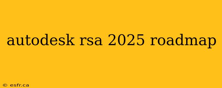 autodesk rsa 2025 roadmap