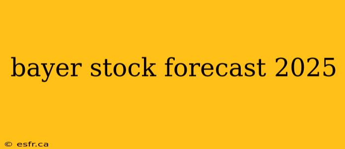 bayer stock forecast 2025