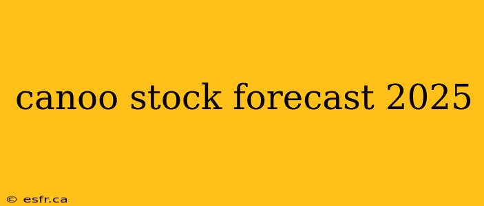 canoo stock forecast 2025