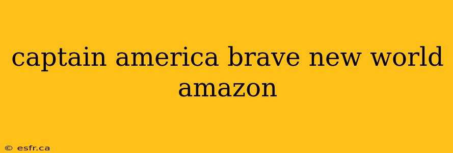 captain america brave new world amazon