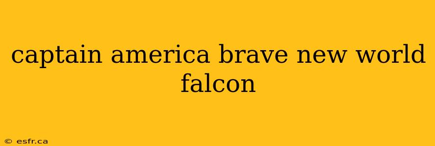 captain america brave new world falcon