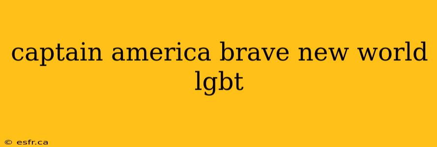 captain america brave new world lgbt