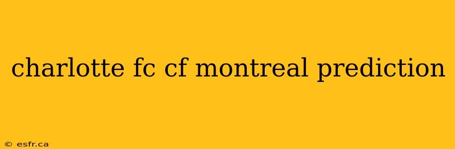 charlotte fc cf montreal prediction