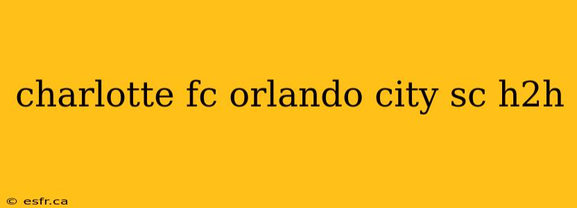 charlotte fc orlando city sc h2h