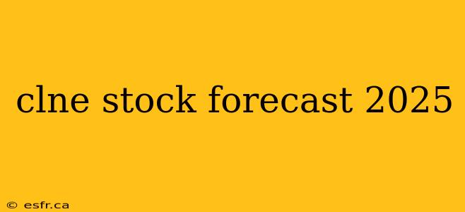 clne stock forecast 2025