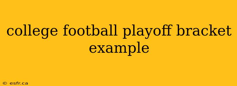 college football playoff bracket example