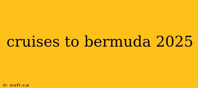 cruises to bermuda 2025