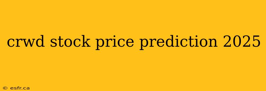 crwd stock price prediction 2025