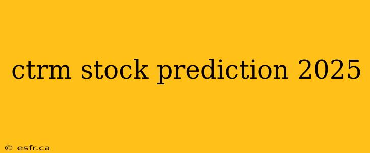 ctrm stock prediction 2025