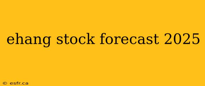 ehang stock forecast 2025