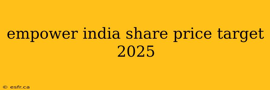 empower india share price target 2025