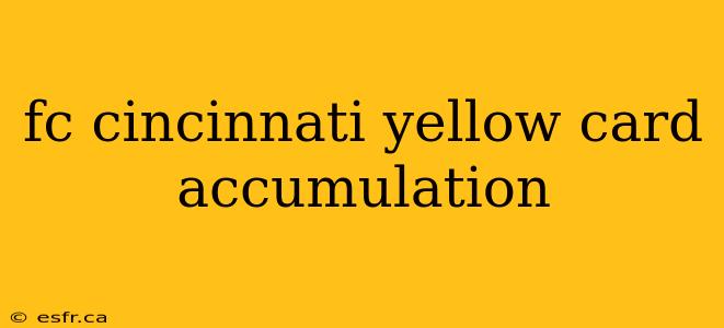 fc cincinnati yellow card accumulation