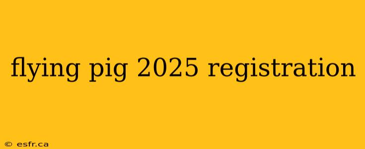 flying pig 2025 registration