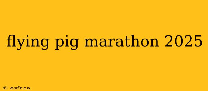 flying pig marathon 2025