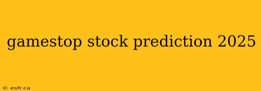 gamestop stock prediction 2025