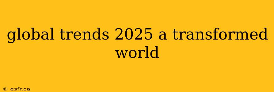 global trends 2025 a transformed world