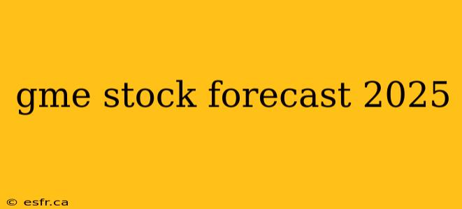 gme stock forecast 2025