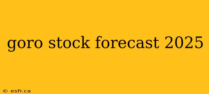 goro stock forecast 2025