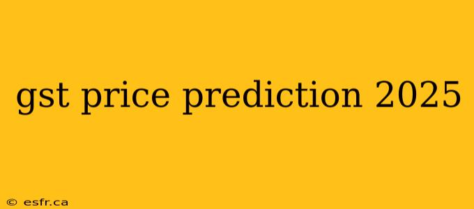 gst price prediction 2025