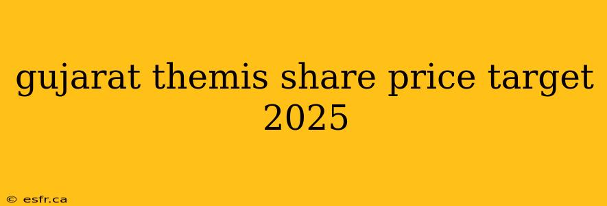 gujarat themis share price target 2025