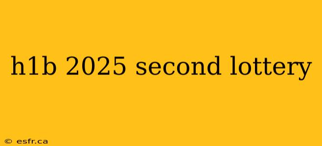 h1b 2025 second lottery