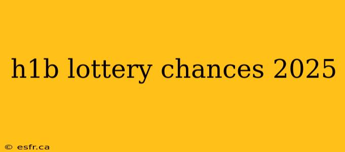 h1b lottery chances 2025