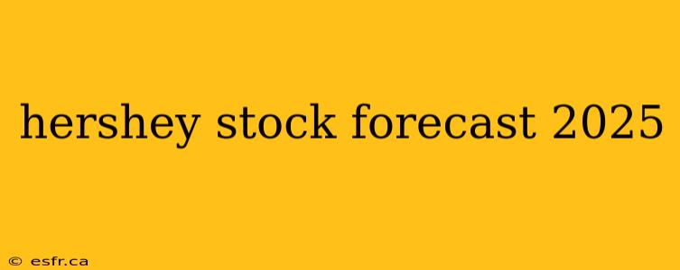 hershey stock forecast 2025