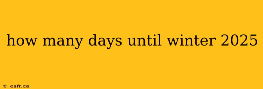 how many days until winter 2025