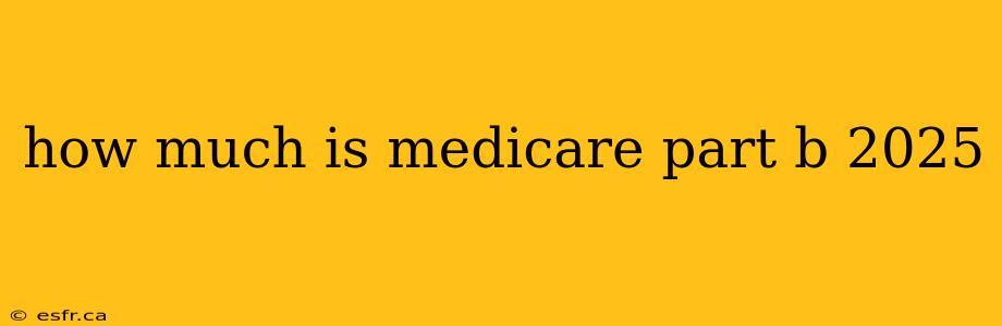 how much is medicare part b 2025