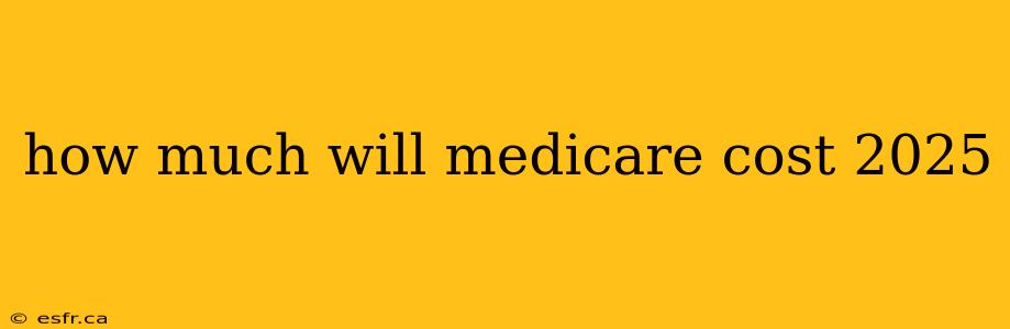 how much will medicare cost 2025