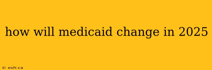 how will medicaid change in 2025