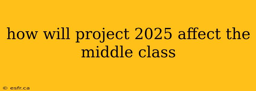 how will project 2025 affect the middle class