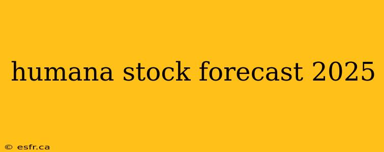 humana stock forecast 2025