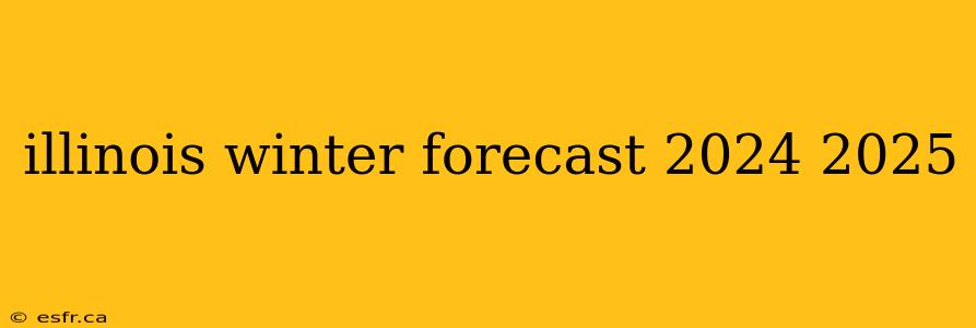 illinois winter forecast 2024 2025