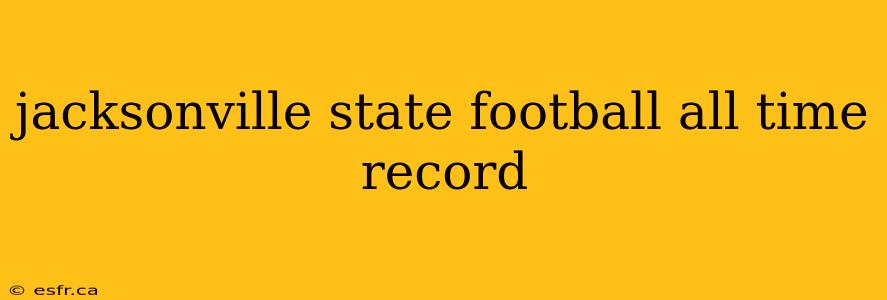 jacksonville state football all time record