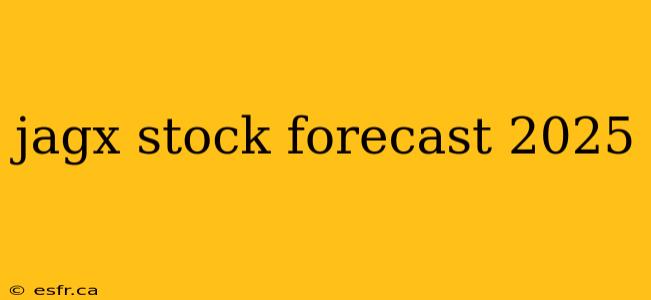 jagx stock forecast 2025