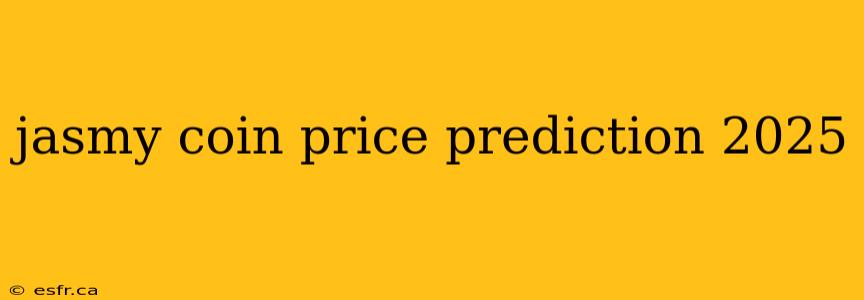 jasmy coin price prediction 2025