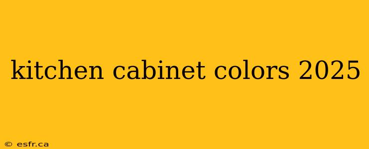 kitchen cabinet colors 2025